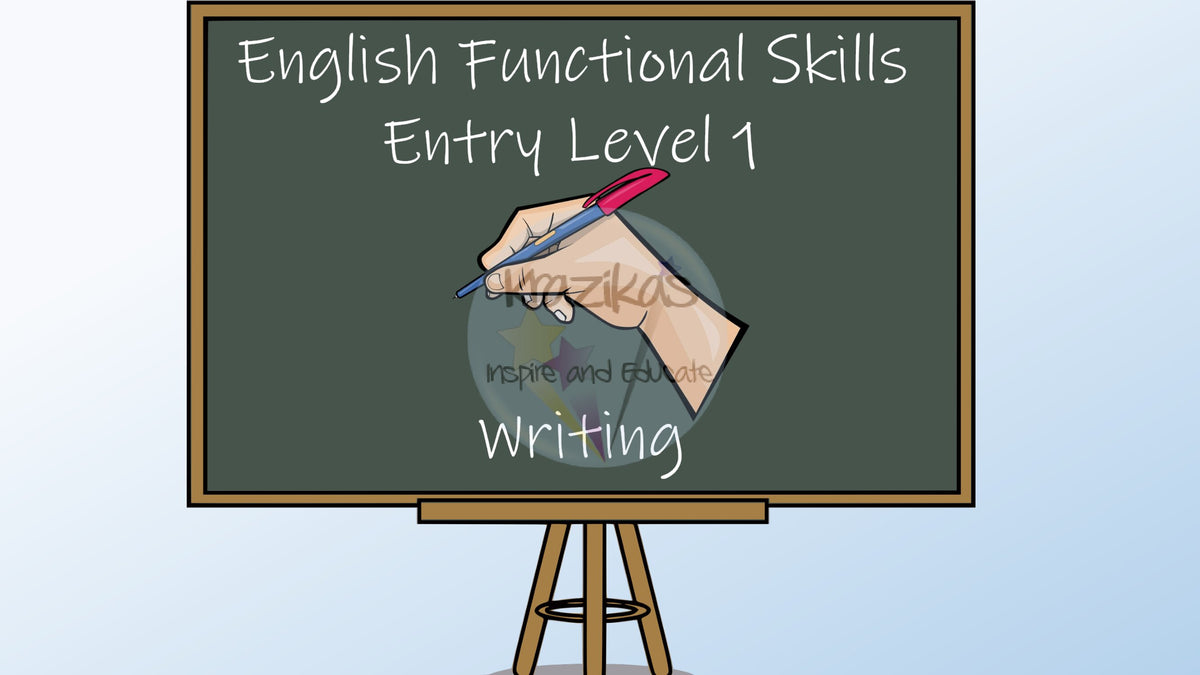English Functional Skills - Entry Level 1 - Writing Powerpoint Lesson