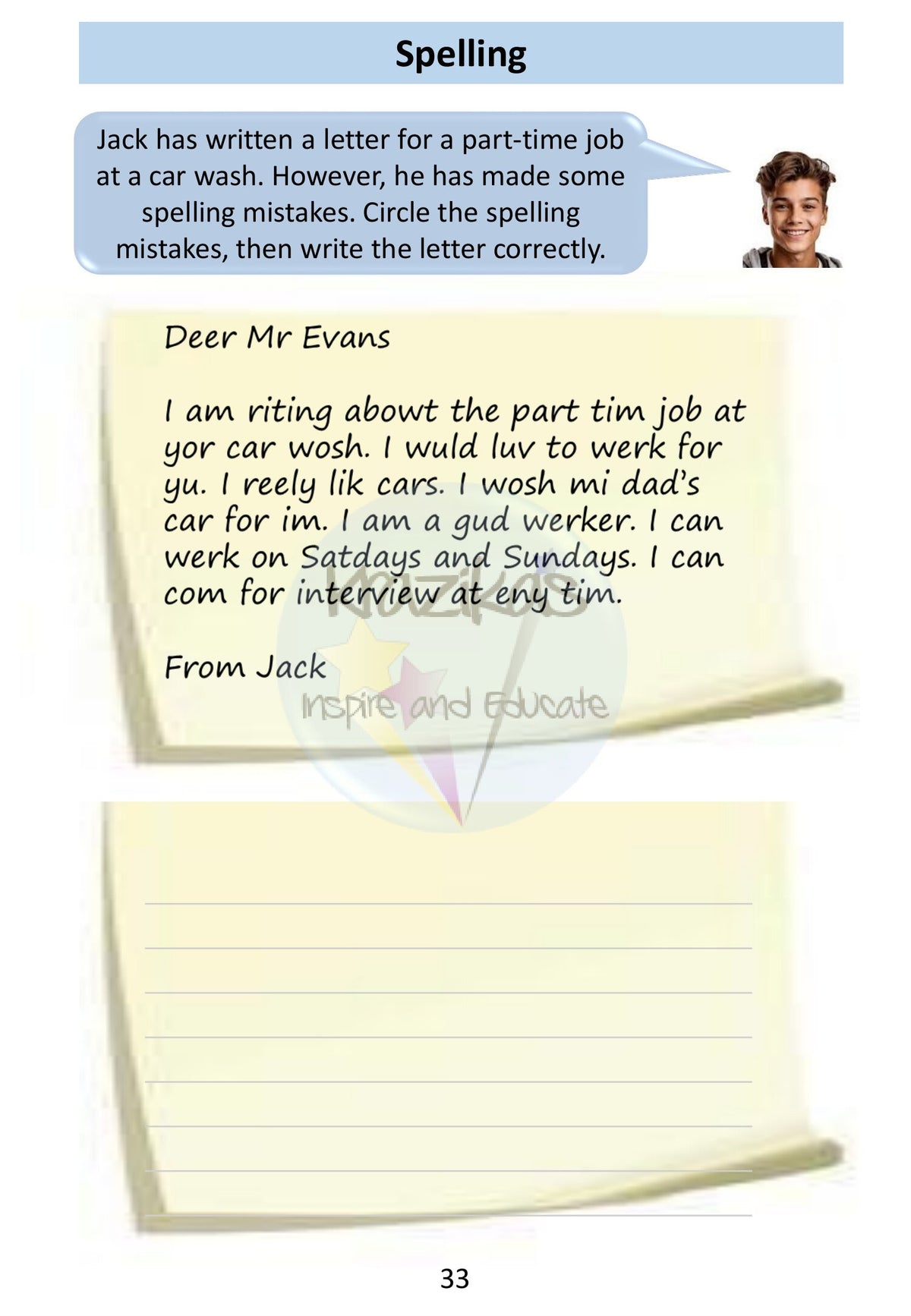English Functional Skills Entry Level 1 Writing Workbook