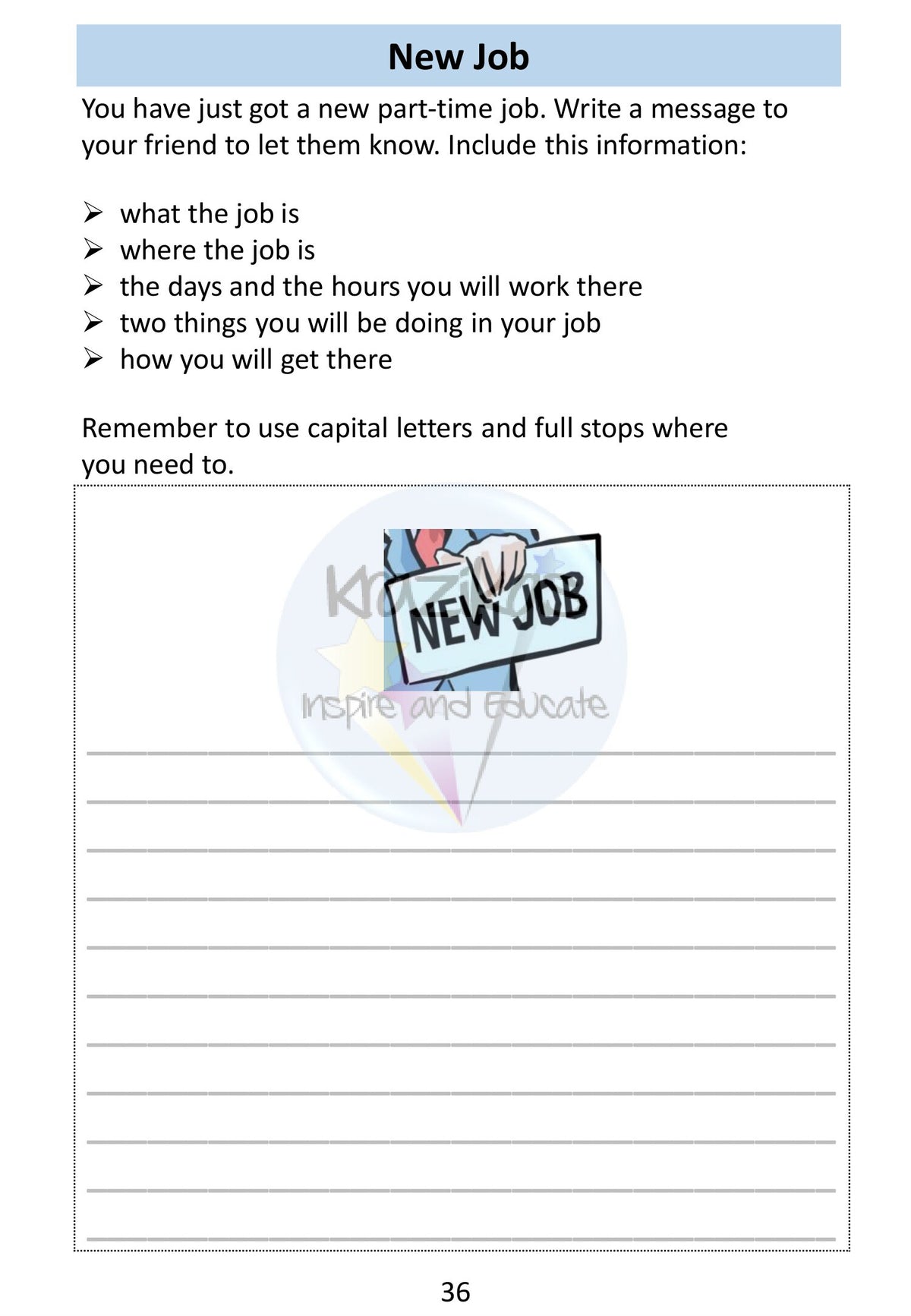 English Functional Skills - Level 1 - Writing Workbook